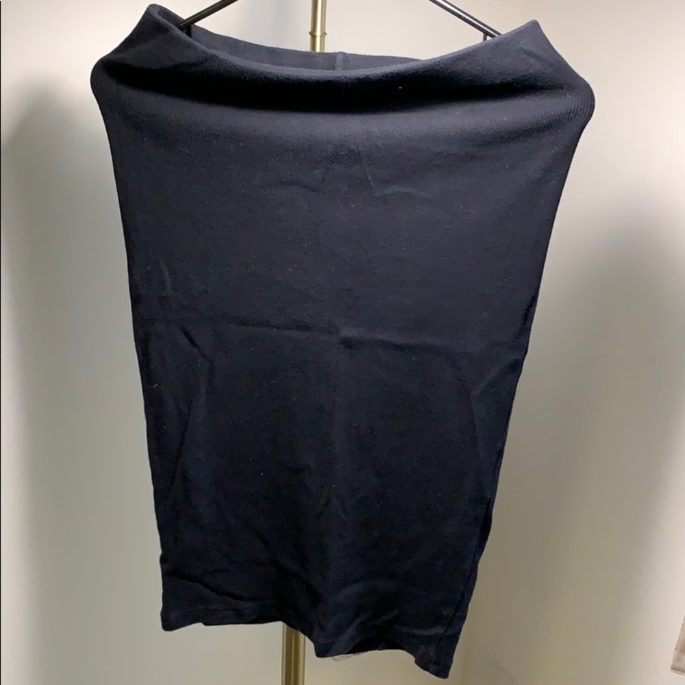 Zara Ribbed Pencil Skirt